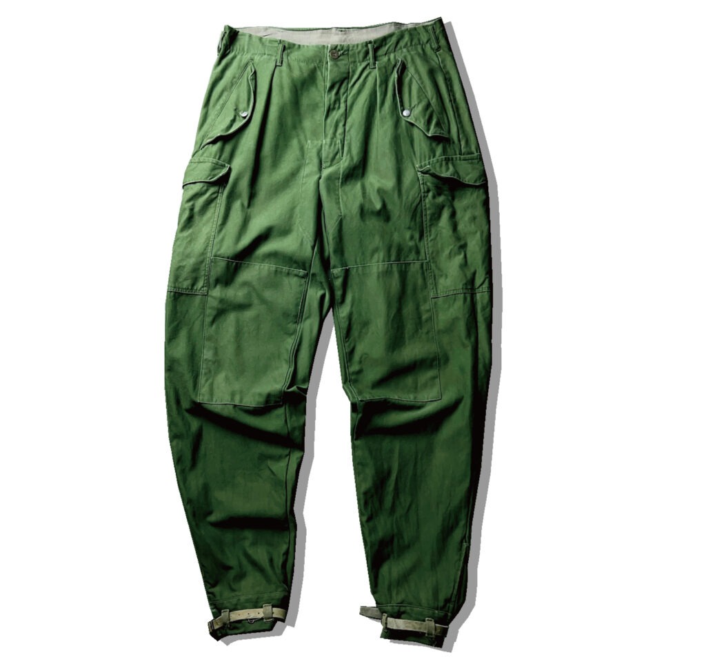 Swedish Army M-59 Cargo Pants 1970s Front