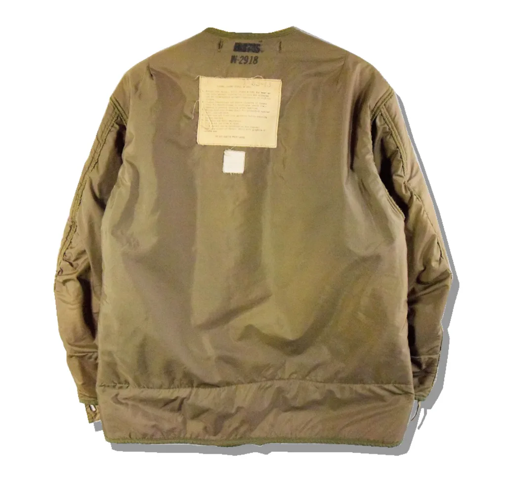 Us Army M-51 liner Jacket Back