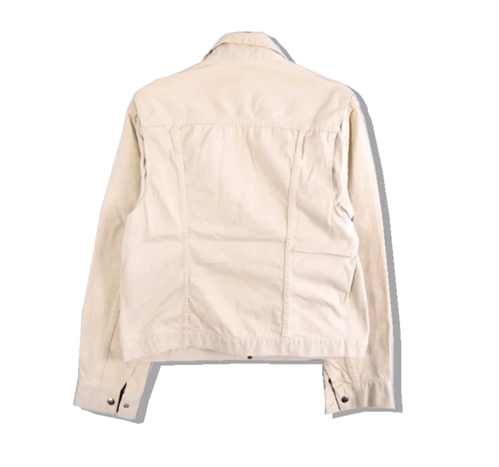 Wrangler 33mJZ White Cotton satin Jacket1960s Back