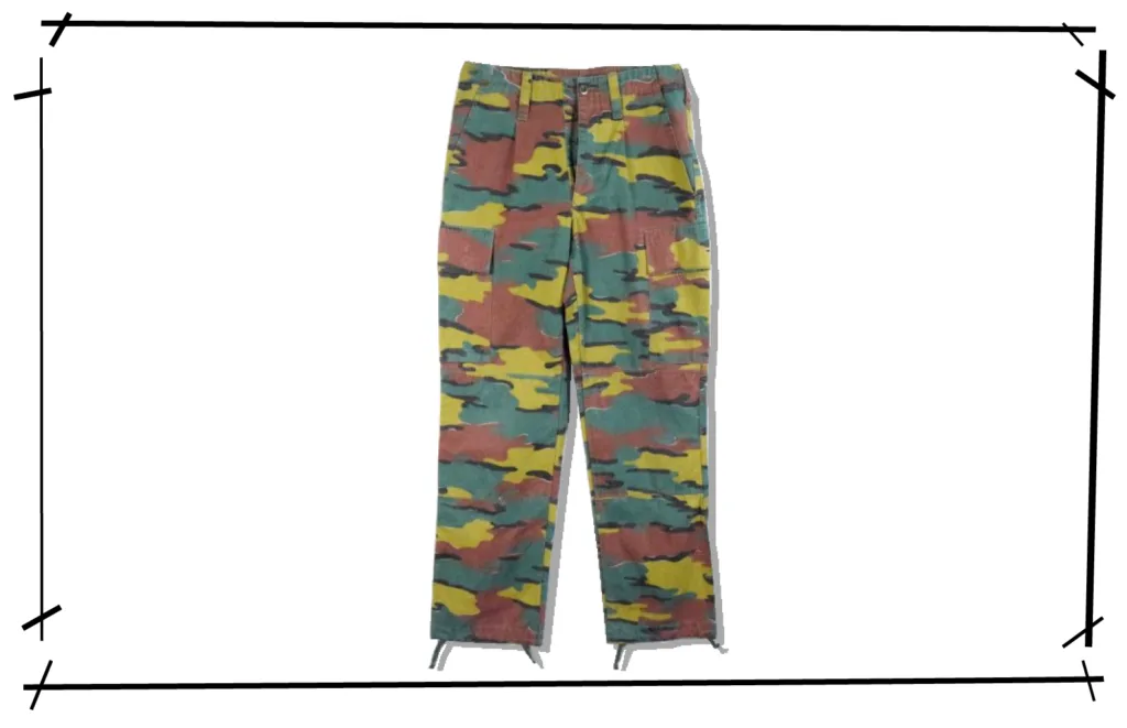 Belgium army M-90 jigsawKamo leepstopcargo pants