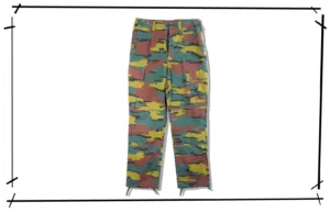 Belgium army M-90 jigsawKamo leepstopcargo pants