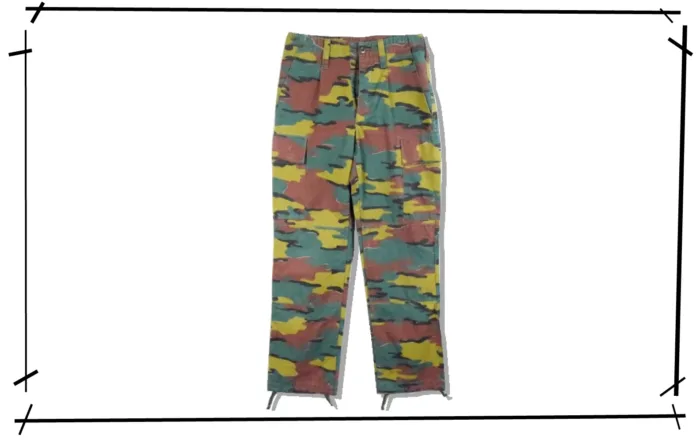 Belgium army M-90 jigsawKamo leepstopcargo pants