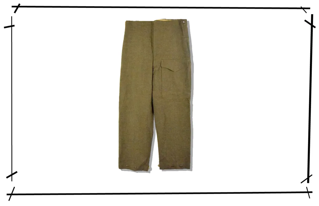 Canadian Army Battle Dress Pants 1950s