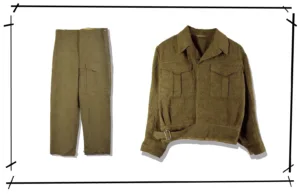 Canadian Army battle Dress Military Uniform series 001