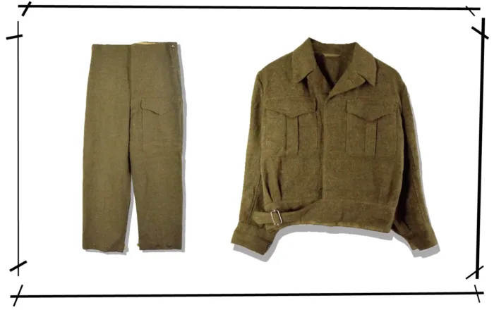Canadian Army battle Dress Military Uniform series 001