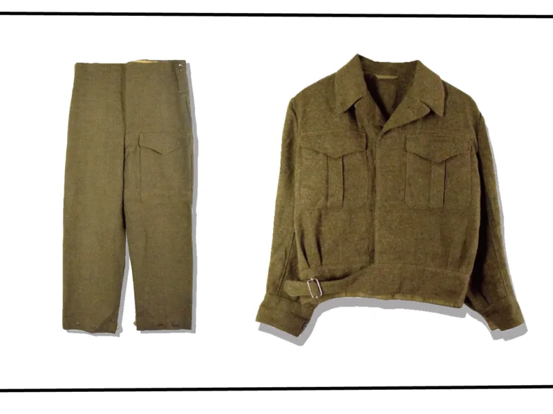 Canadian Army battle Dress Military Uniform series 001