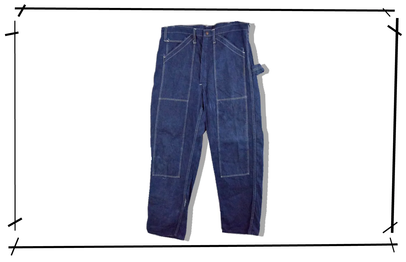Double knee Painter Denim Pants