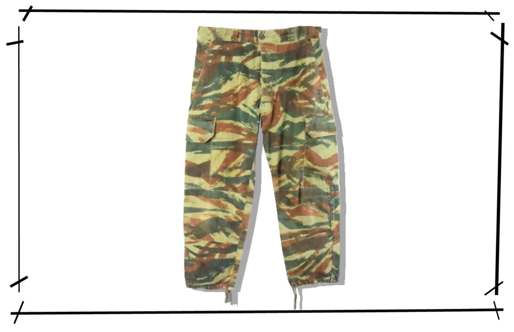 French Army M-47 Lizard kamo HBT cargo pants