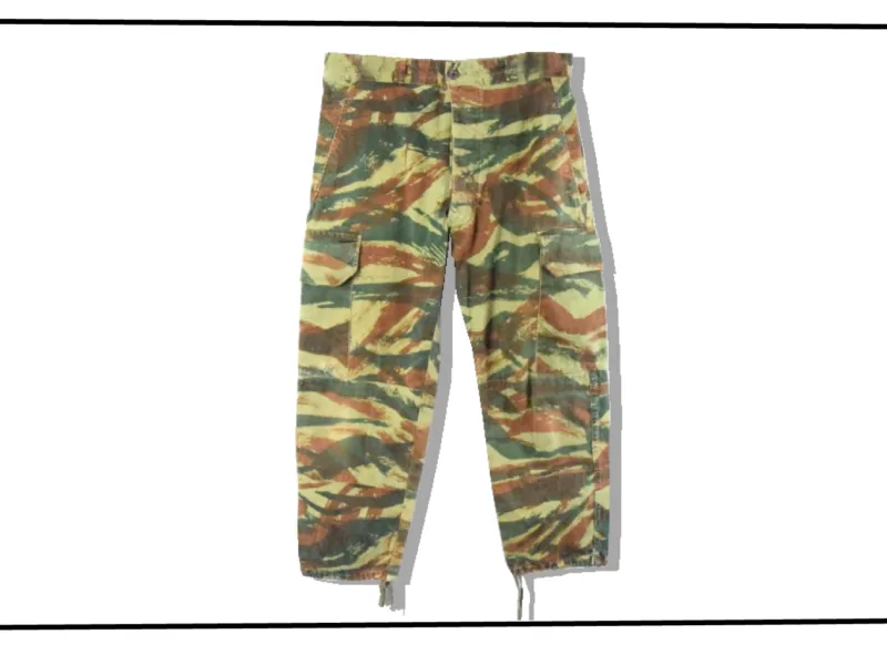 French Army M-47 Lizard kamo HBT cargo pants
