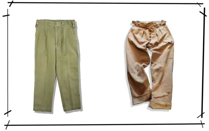 Military gurkha pants Series 001