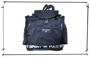 Polo Sports Black Three pocket Backpack