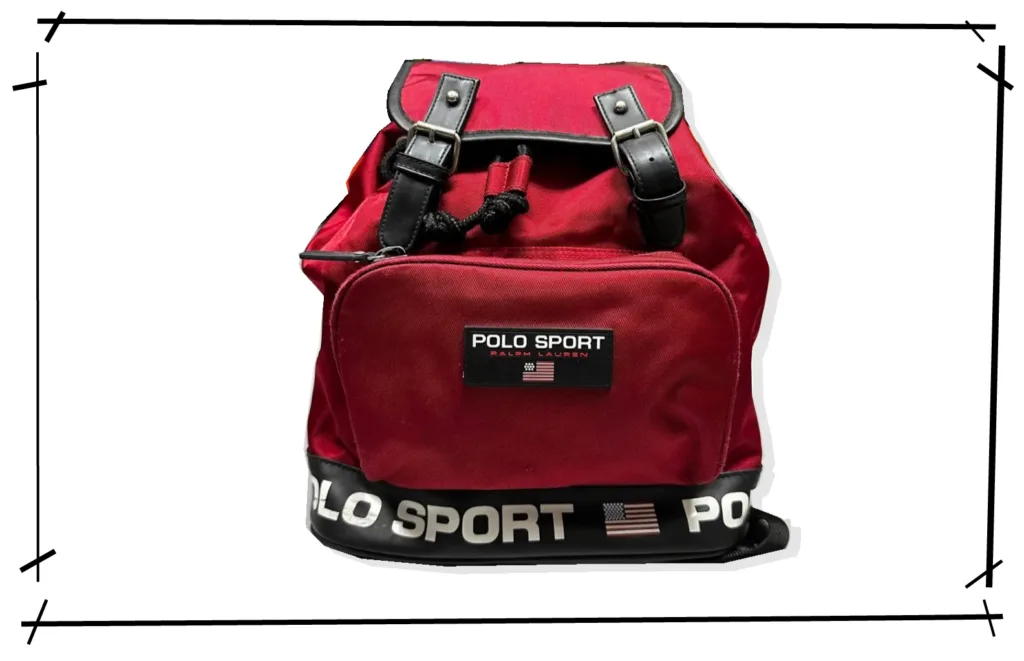 Polo Sports Red one pocket Backpack