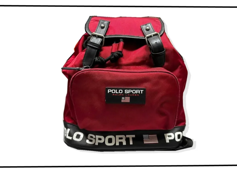 Polo Sports Red one pocket Backpack