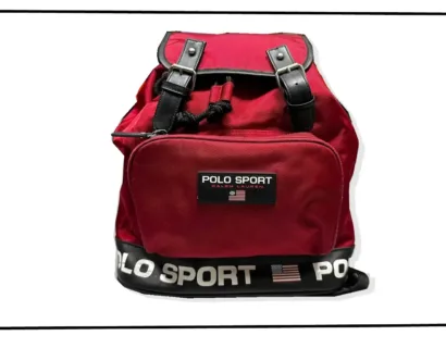 Polo Sports Red one pocket Backpack