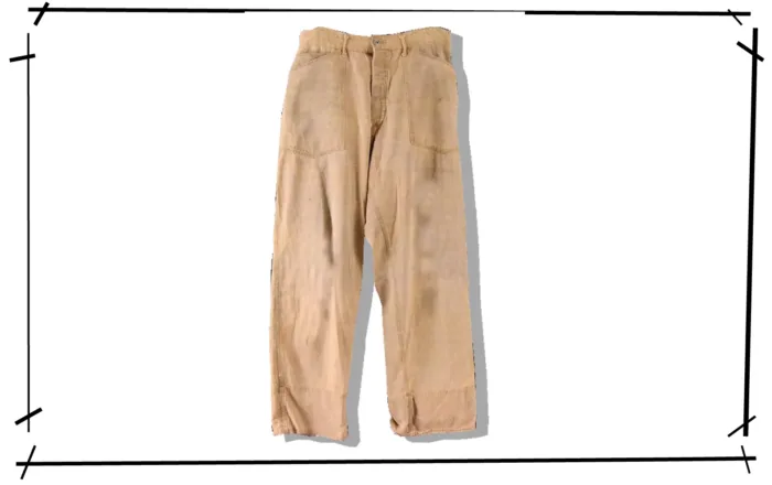 US ARMY Brown Denim Pants 1910s