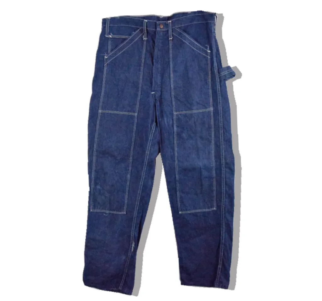 Double knee Painter Denim Pants Front