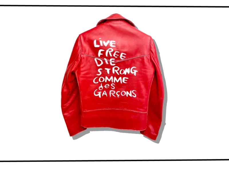 Comme des garcons x Lewis Riderjacket Red