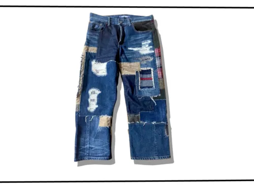 Junyawatanabe Man Patchwork Denim Pants 2014AW