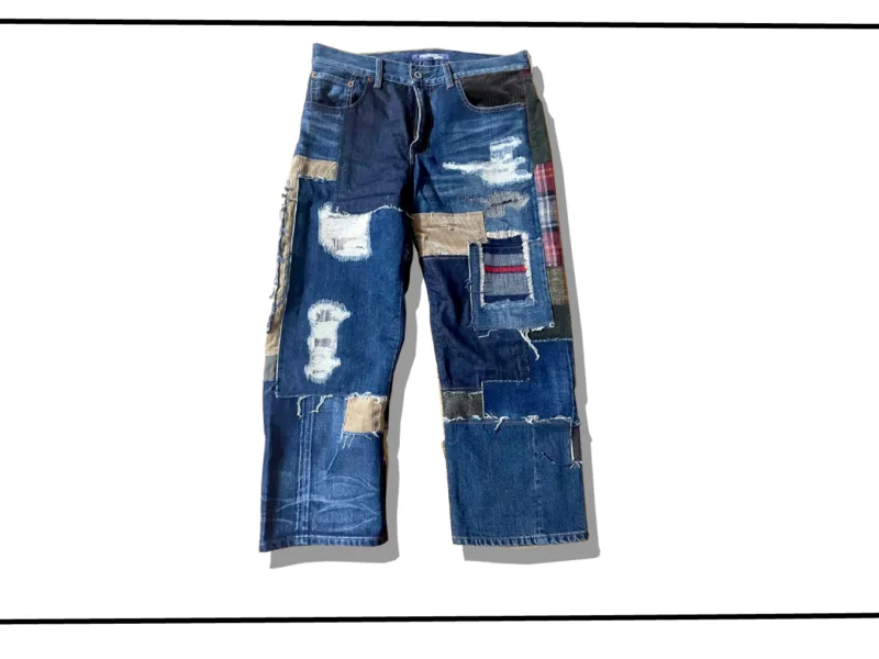 Junyawatanabe Man Patchwork Denim Pants 2014AW