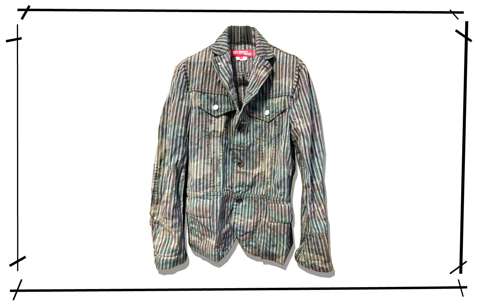 Junyawatanabe man x Levi's Type3 Trucker Jacket Reconstructed Call Stripe Tailored Jacket