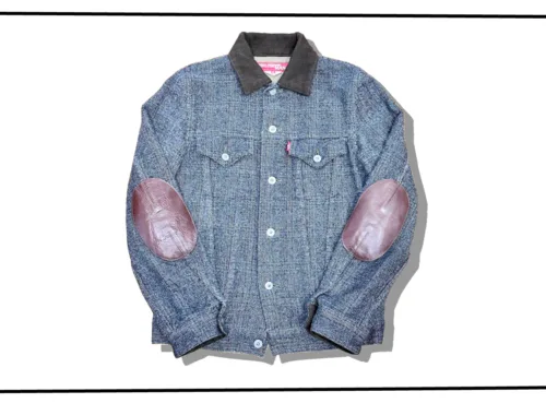 Junyawatanabe man x Levi's type3 Trucker jacket Tweed Front