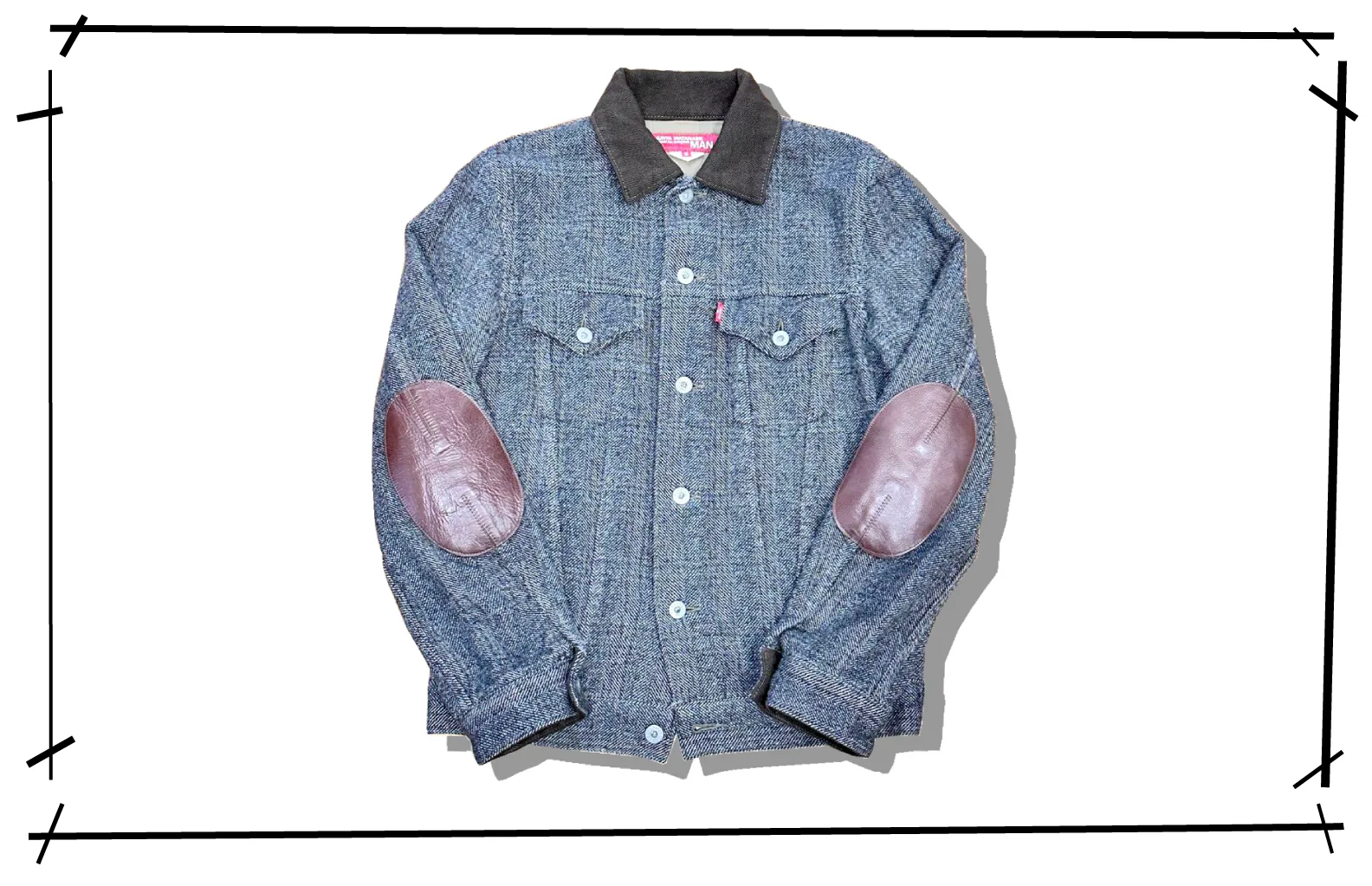 Junyawatanabe man x Levi's type3 Trucker jacket Tweed Front