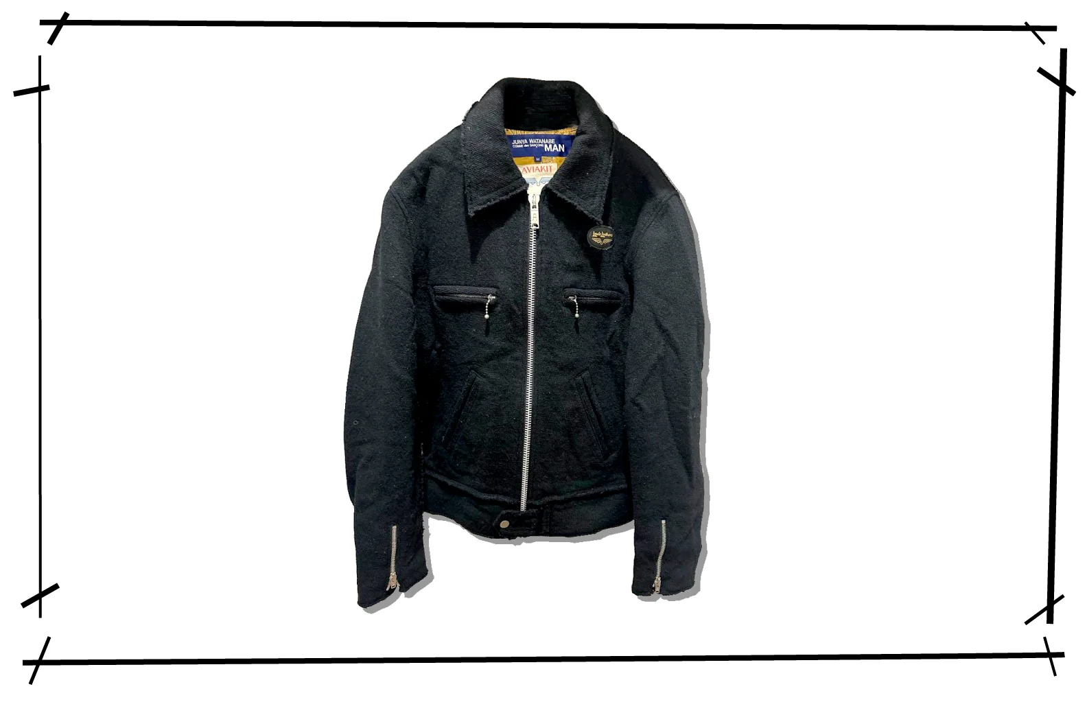 Junyawatanabeman x Lewis leather Riderjacket