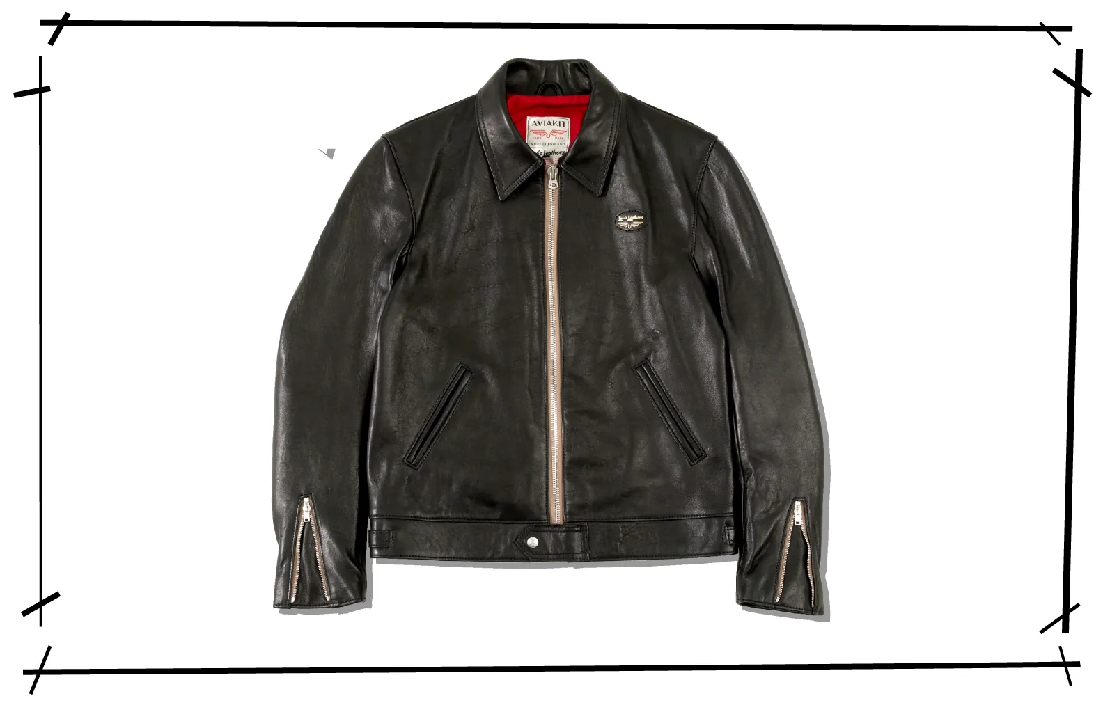 Lewis Leather Corsair Single Rider Jacket