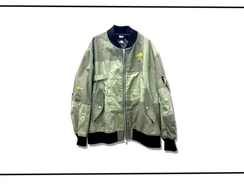 Oldpark ma-1 Flight Jacket Khaki Northface Reconstructed
