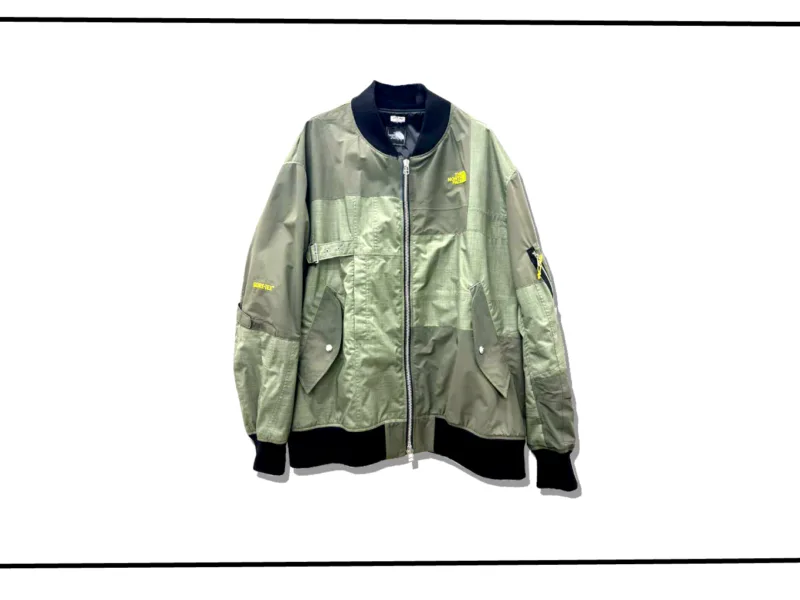 Oldpark ma-1 Flight Jacket Khaki Northface Reconstructed