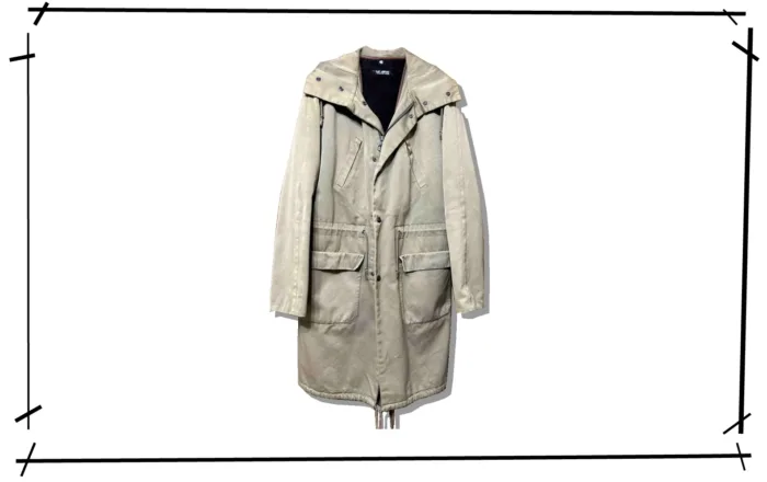 Rafsimons mods coat Beige