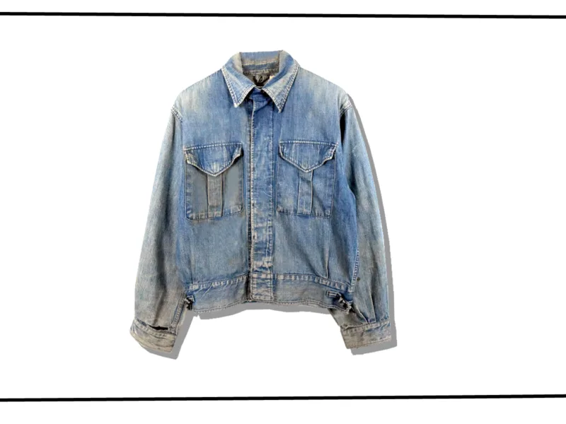 Royal Canadian Navy Denim Working Jacket 1950s
