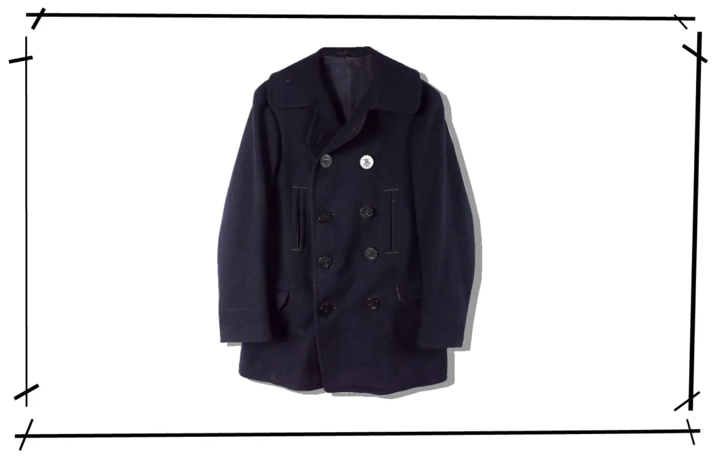 US NAVY 13 Star Button 10 Button pea coat 1930s