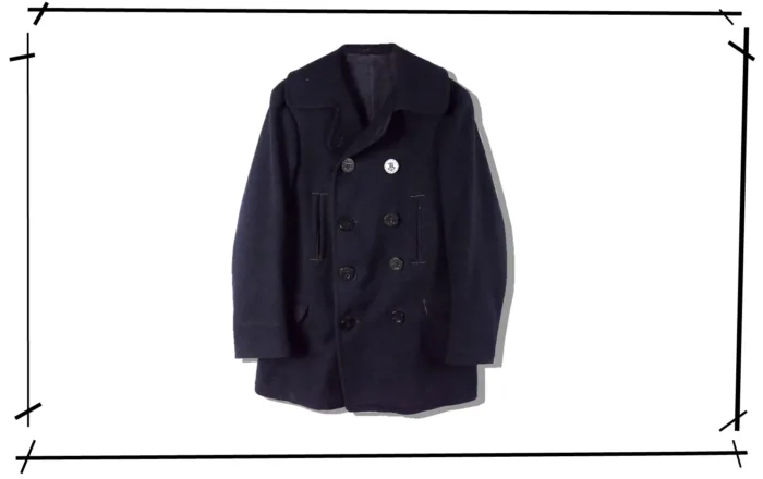US NAVY 13 Star Button 10 Button pea coat 1930s