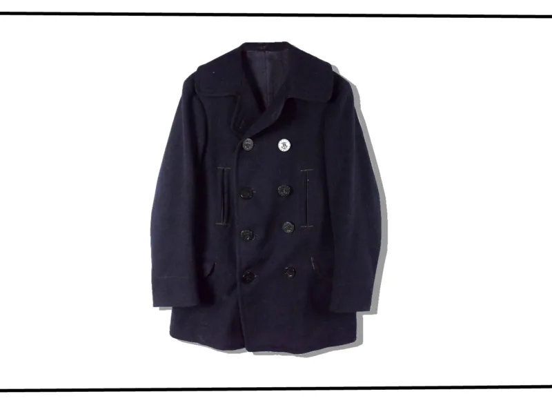 US NAVY 13 Star Button 10 Button pea coat 1930s