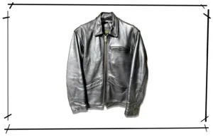 Vanson Black Single Leather Jacket