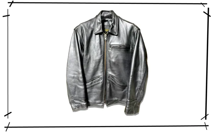 Vanson Black Single Leather Jacket