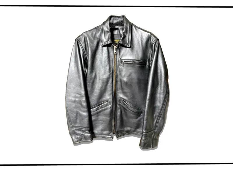 Vanson Black Single Leather Jacket
