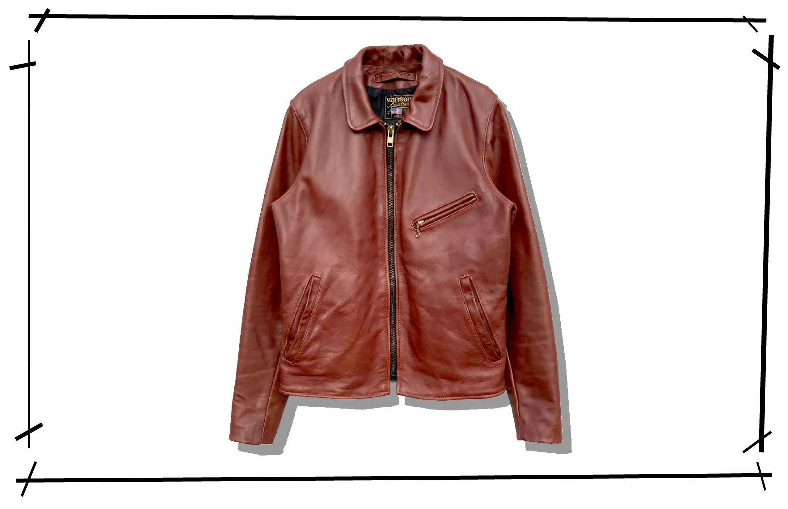 Vanson enf octagon Single Leather jacket