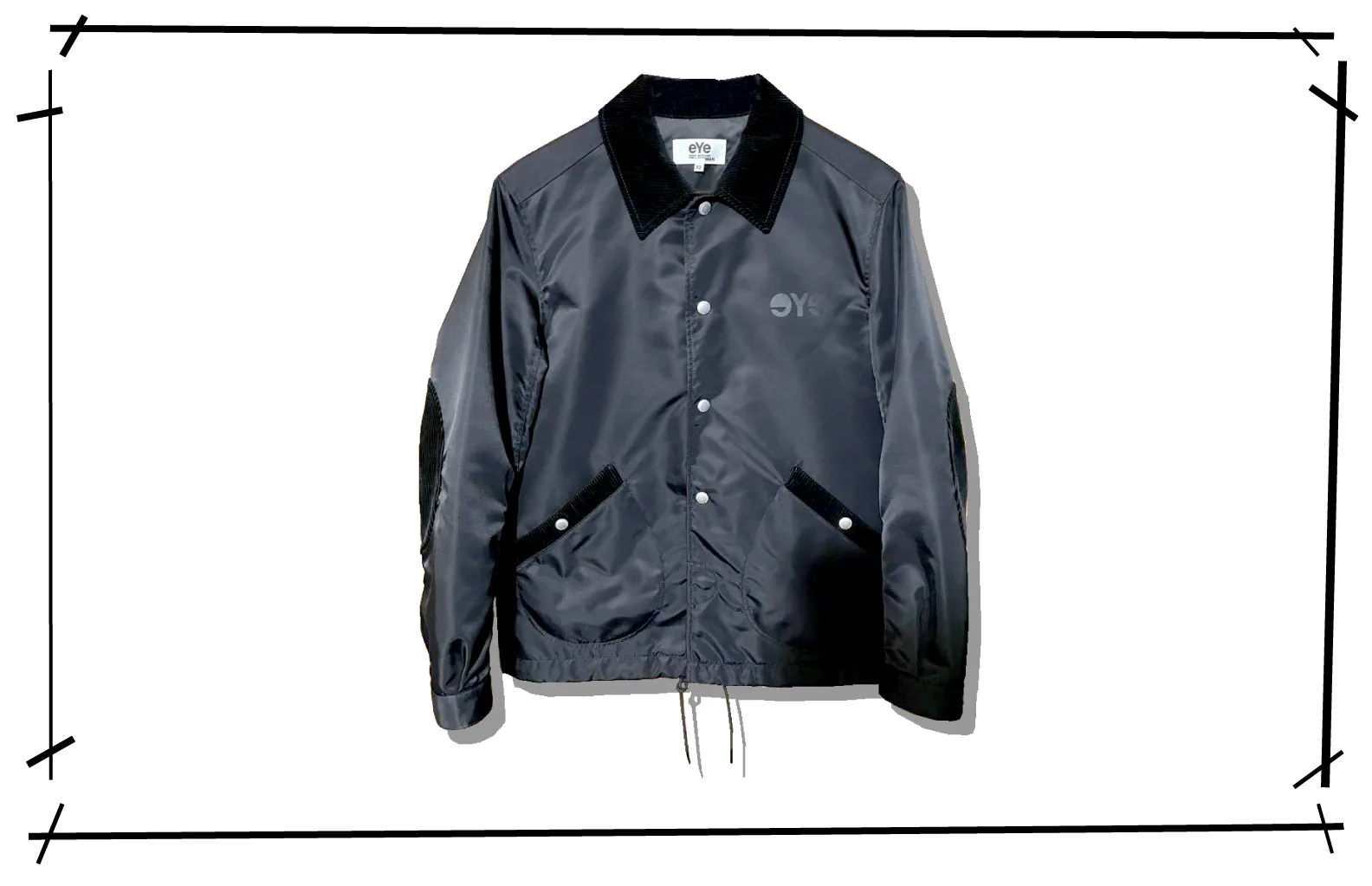 eYe Junya Watanabe man nylon coach Jacket Black