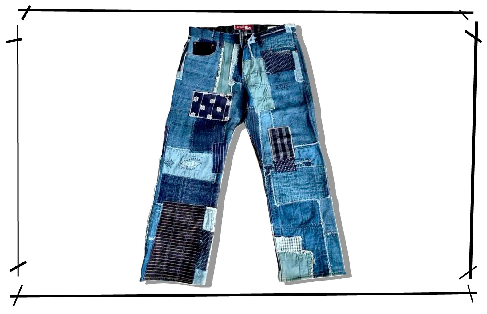 Junyawatanabe man x Levi's 2015SS Patchwork 503 Denim Pants Wo-p203
