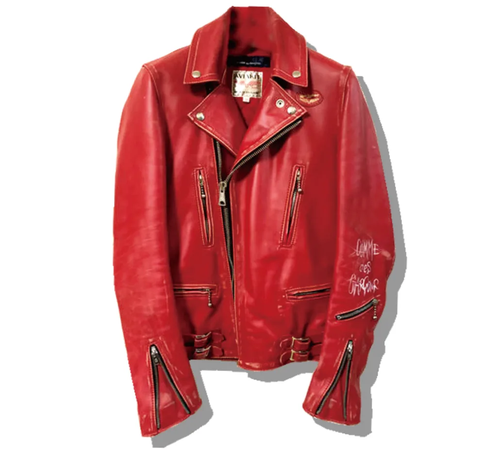 Comme des garcons x Lewis Riderjacket Red Front