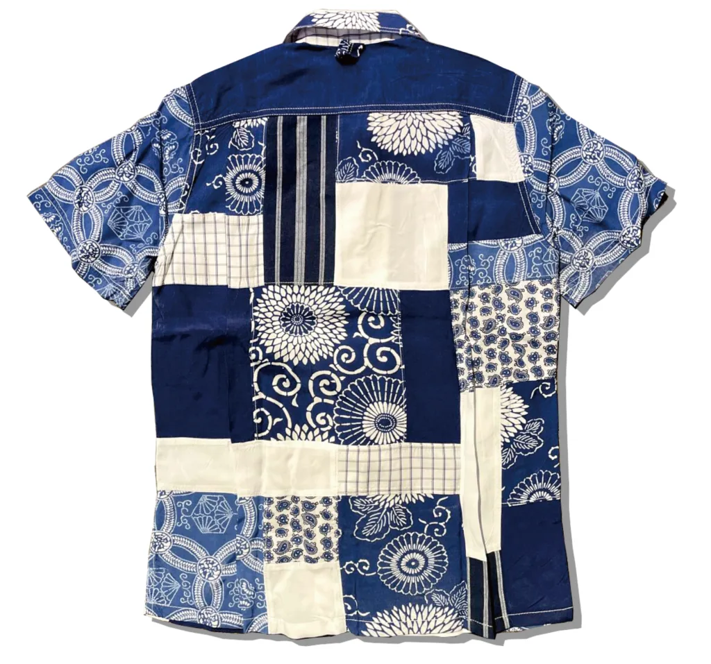 Junya watanabe man Patch Work Docking Shirts 2015SS Back