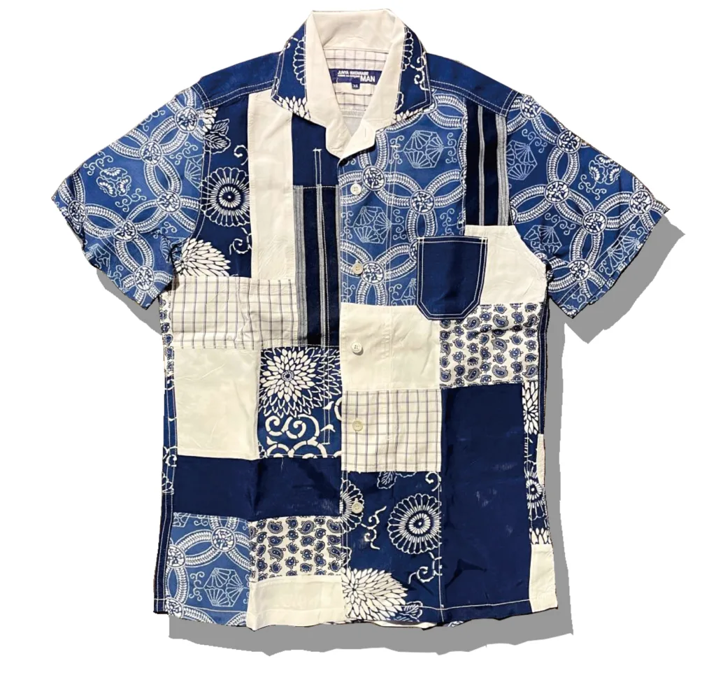 Junya watanabe man Patch Work Docking Shirts 2015SS Front
