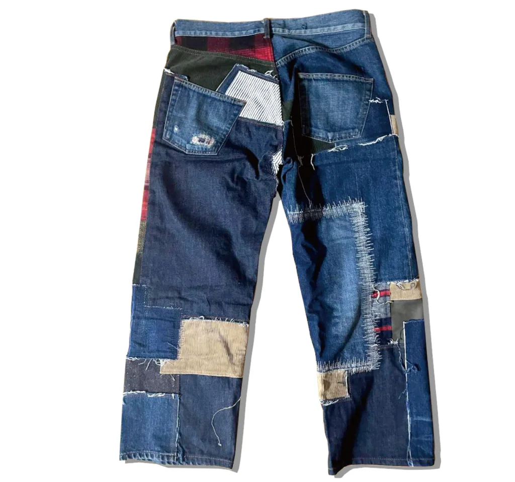 Junyawatanabe Man Patchwork Denim Pants 2014AW Back