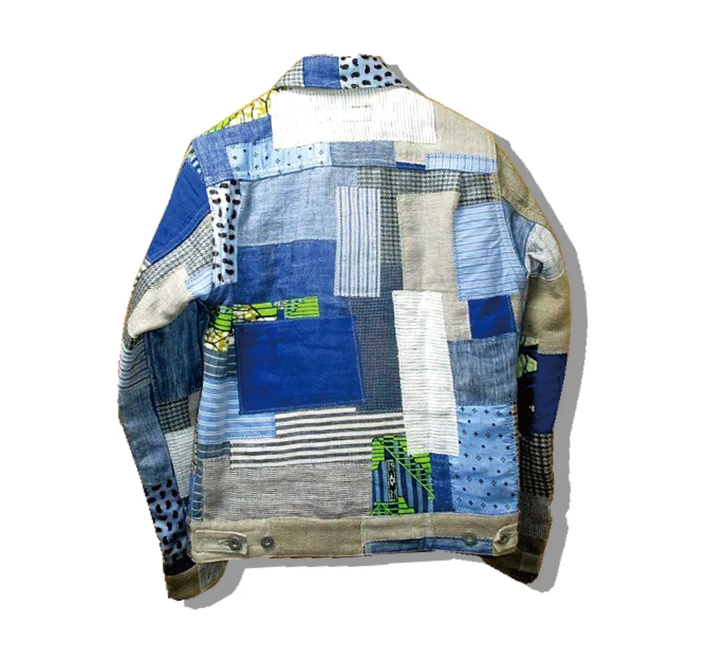 Junyawatanabe man x Levi's Patchwork Type2 Trucker Jacket 2015SS Back