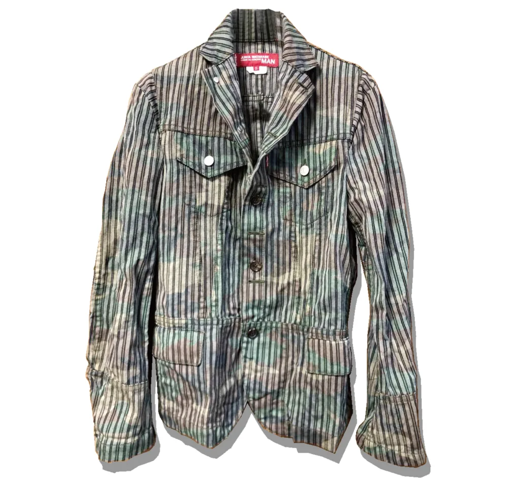 Junyawatanabe man x Levi's Type3 Trucker Jacket Reconstructed Call Stripe Tailored Jacket Front 2006AW
