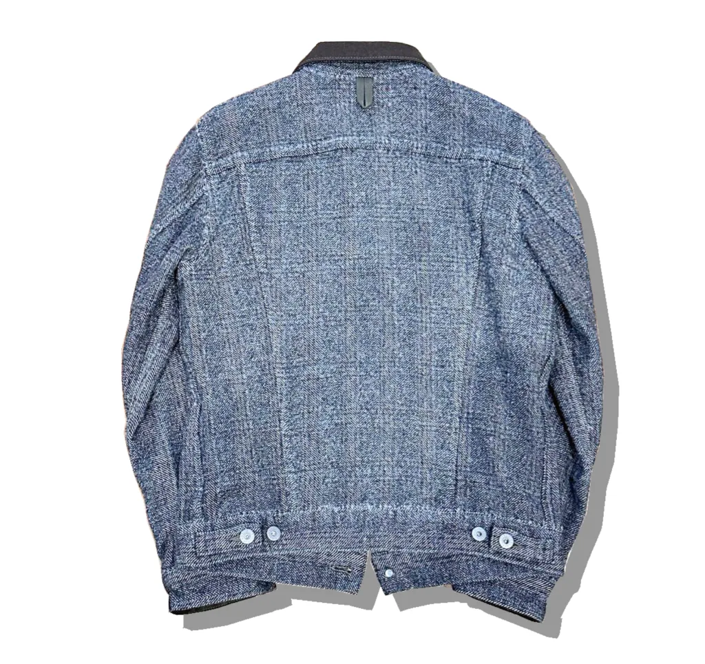 Junyawatanabe man x Levi's type3 Trucker jacket Tweed Back