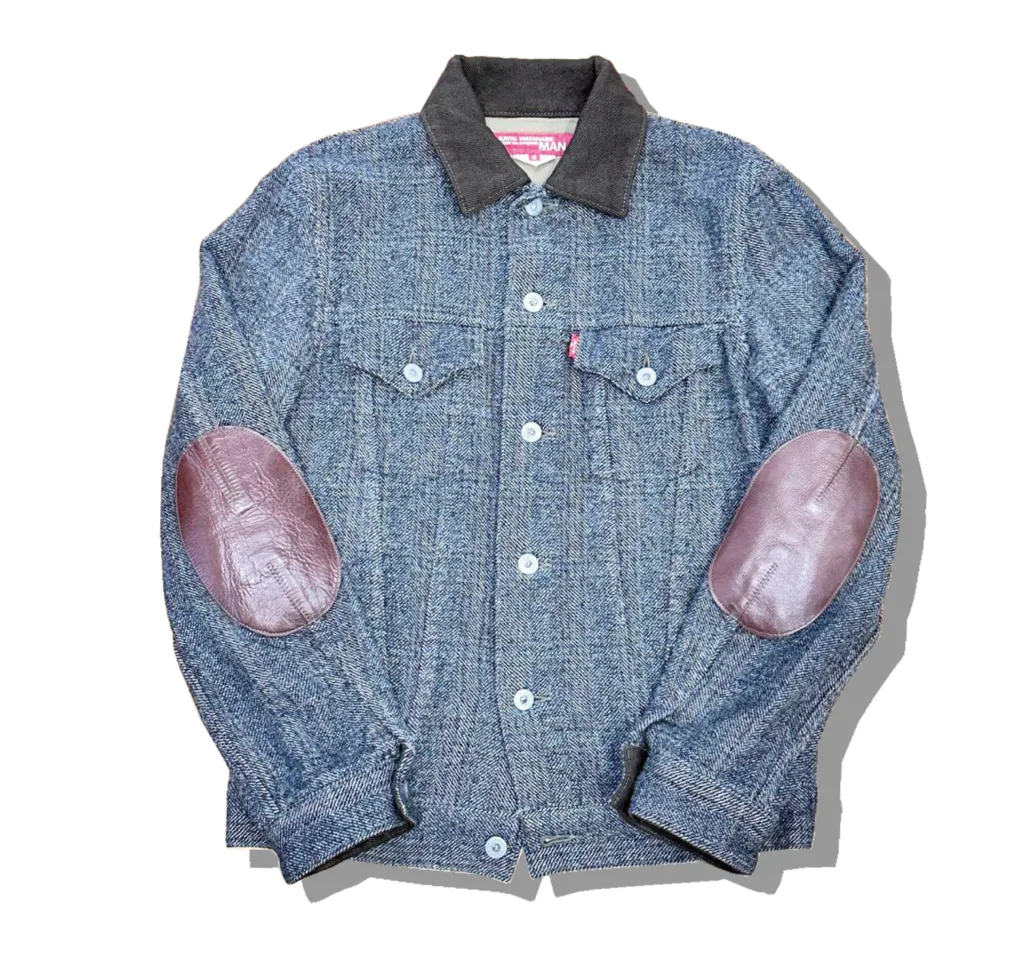 Junyawatanabe man x Levi's type3 Trucker jacket Tweed Front