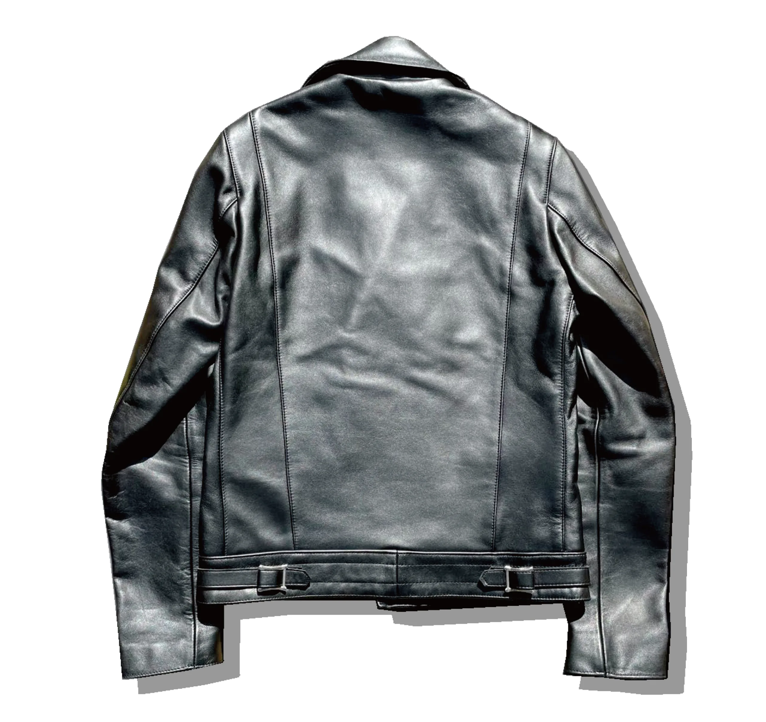 Lewis Leahters Cyclone Double Rider Jacket Back